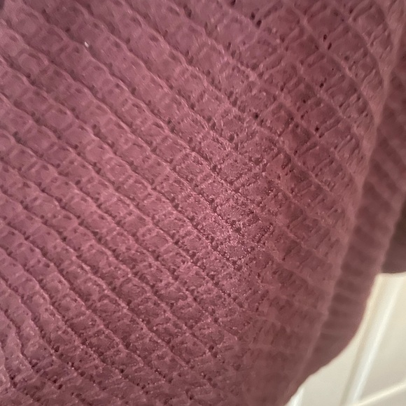 Torrid short sleeve sweater. Mauve/purplish color - Picture 5 of 5